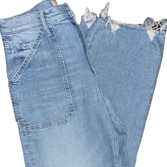 NWT MOTHER The Patch Rambler Ankle Chew jeans in Norway Jose 31 - Picture 14 of 14